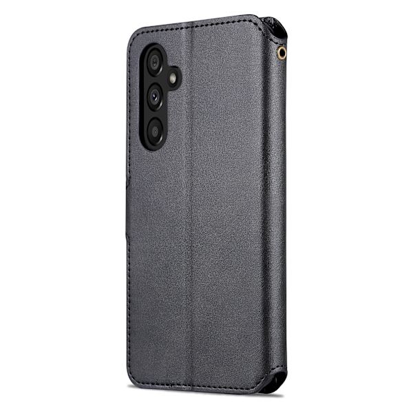 Luxury Leather Wallet case for A54 5G Röd