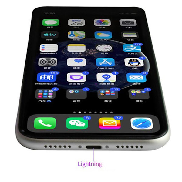 Effektfull Type-C Till Lightning Snabbladdnings kabel