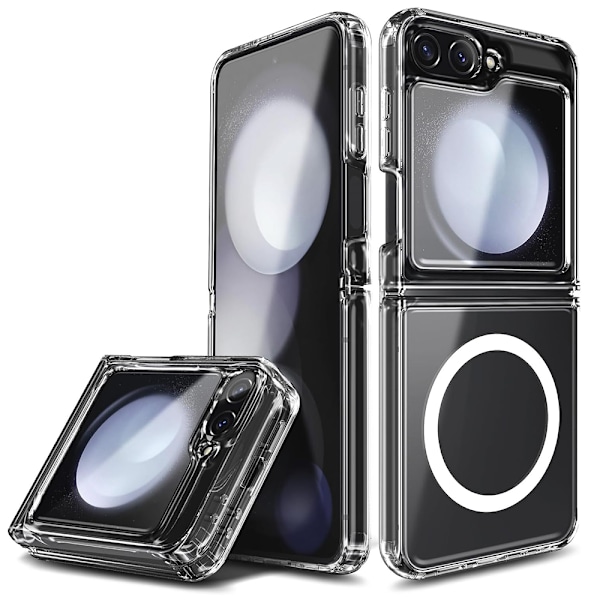 Samsung Galaxy Z Flip 6 - Genomskinligt Skyddande Mag-Safe skal