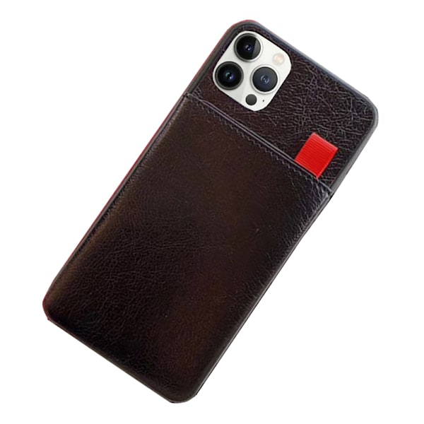 iPhone 14 Pro Max - Skal med Korthållare Svart