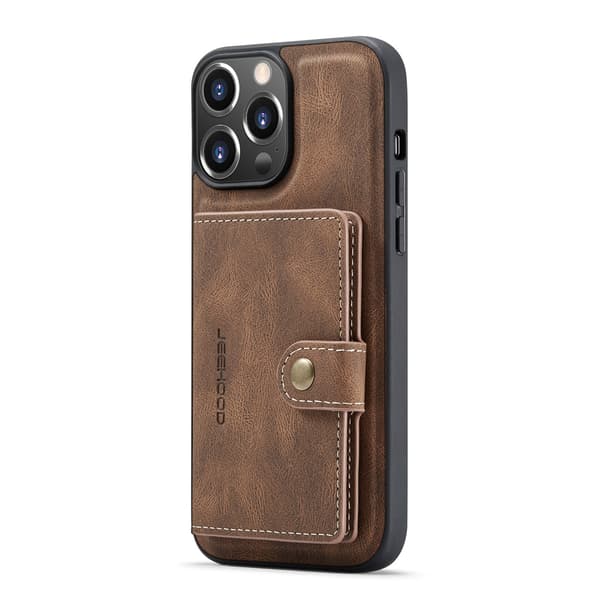 iPhone 14 Pro - Skal med Korthållare Röd