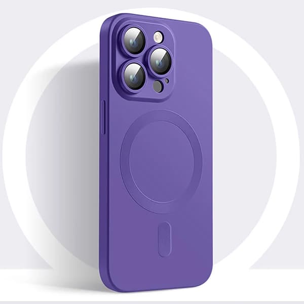 iPhone 16 Pro Max - Slitstark och stöttåligt Elegant Skal Ljuslila
