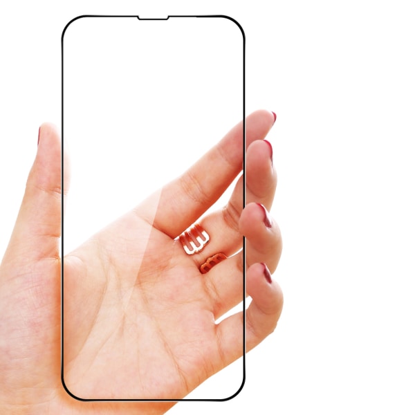 Splitter-sikker anti-fingeraftryk skærmbeskytter 0,3 mm til iPhone 15 PLUS Transparent