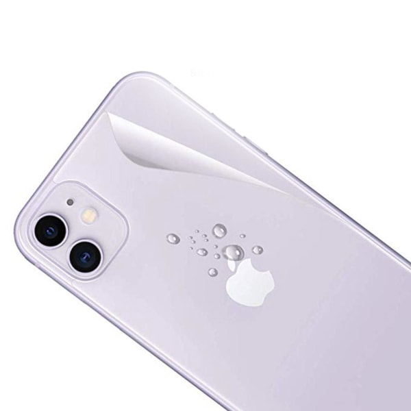 iPhone 11 Pro 3-PACK Skærmbeskytter For & Bag 9H Nano-Soft Transparent/Genomskinlig