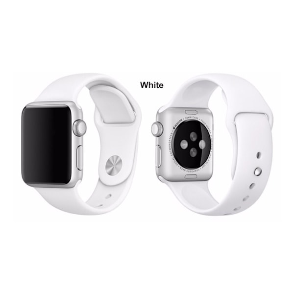 Apple Watch 45mm -  NORTH EDGE Stilrena Silikonarmband Röd M