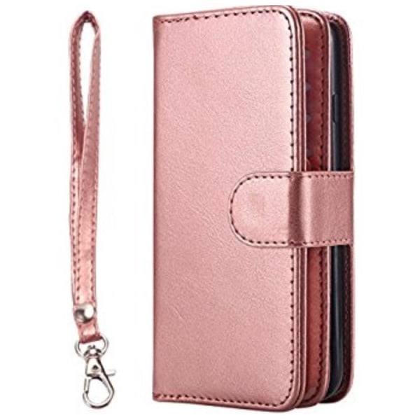 Smidigt 9-korts Plånboksfodral - iPhone SE 2020 Rosa