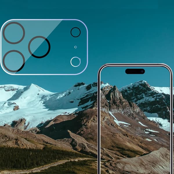 iPhone 17 Pro Max Skyddslins 3-pack  Transparent & Smidigt