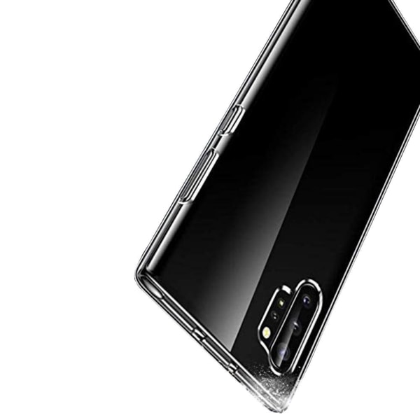 Samsung Galaxy Note 10 Plus - Suojaava silikonikuori Transparent/Genomskinlig