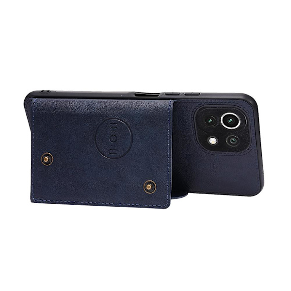 Xiaomi Mi 11 Lite - Etui med kortholder Mörkblå