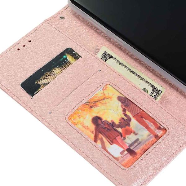 Samsung Galaxy S10 - Praktiskt Plånboksfodral (FLOVEME) Guld