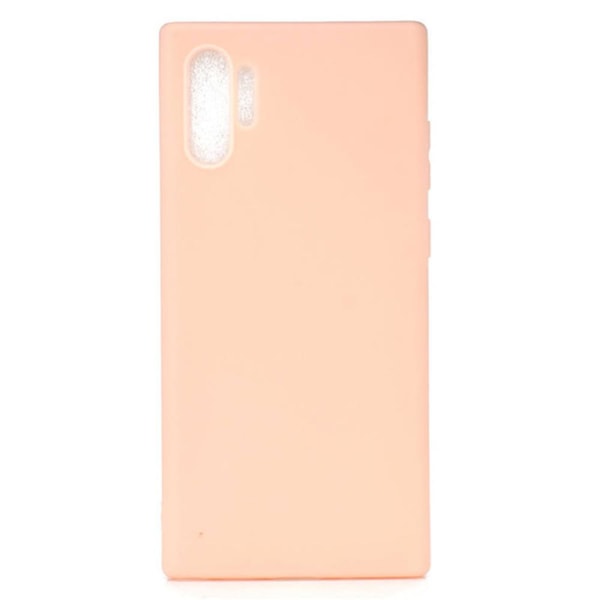 Samsung Galaxy Note10+ - Skyddande Matt Silikonskal Nkobee Ljusrosa