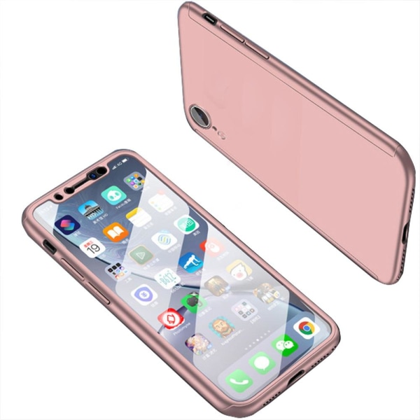 iPhone XR - Skyddande Floveme Dubbelskal Guld