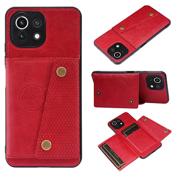 Xiaomi Mi 11 Lite - Etui med kortholder Mörkblå