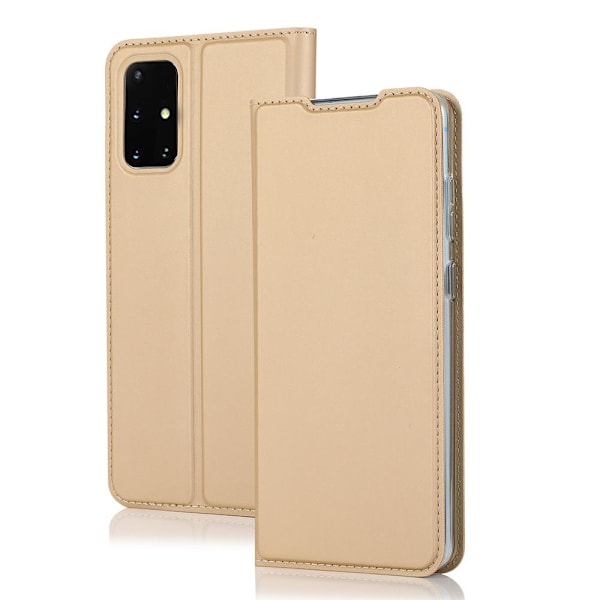 Samsung Galaxy A71 - Stilfuldt Wallet etui Guld