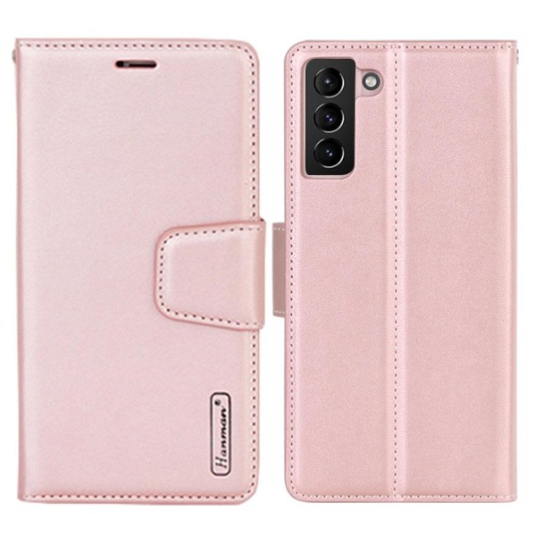 Samsung Galaxy S21 Plus - Hanman Plånboksfodral Lila
