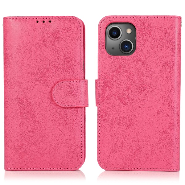 iPhone 15 - Pungetui Magnetisk Kortlomme i flere Farver Red