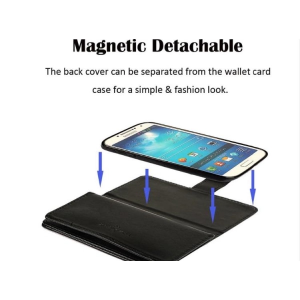 Samsung S6 Edge - LEMANS Stilig lommebokdeksel Roséguld