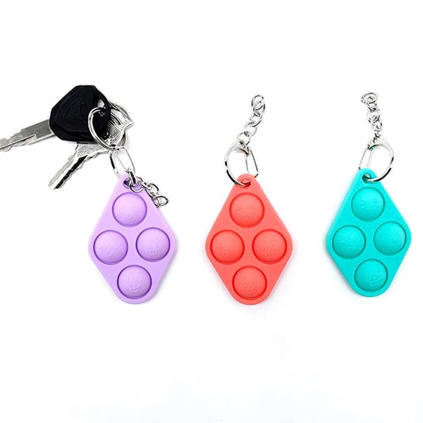 Mjuk Fidget Toy / Pop It / Simple Dimple Lila