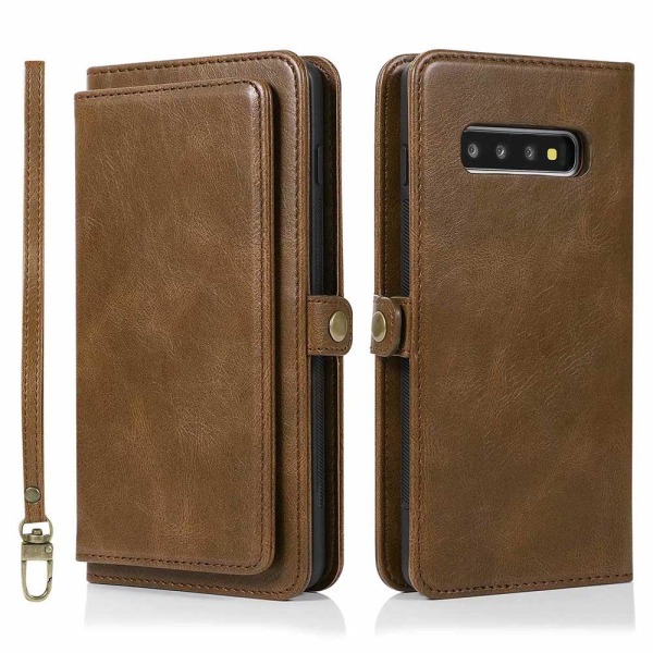 Samsung Galaxy S10 Plus - Smart Wallet Cover Svart