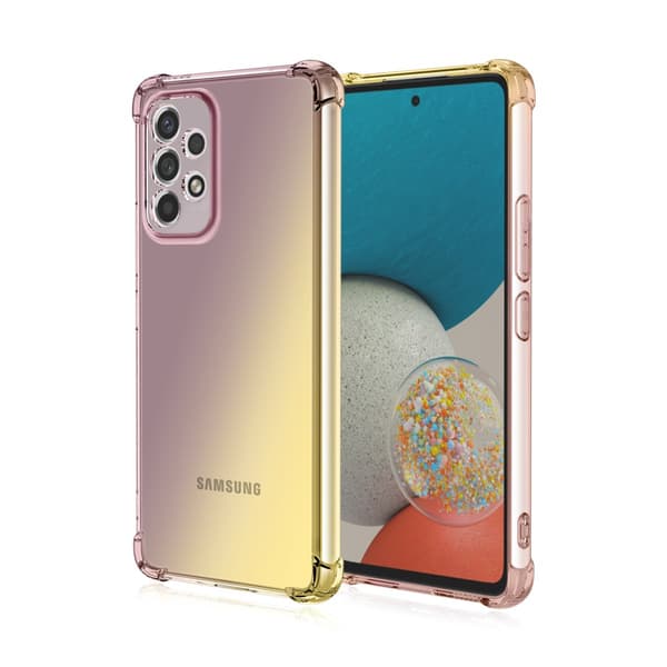 Samsung Galaxy A53 5G - Floveme Cover Blå/Rosa