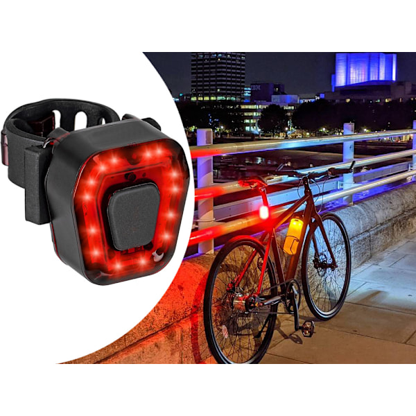 14 LED Cykellampa - Säkrare färd i mörkret!