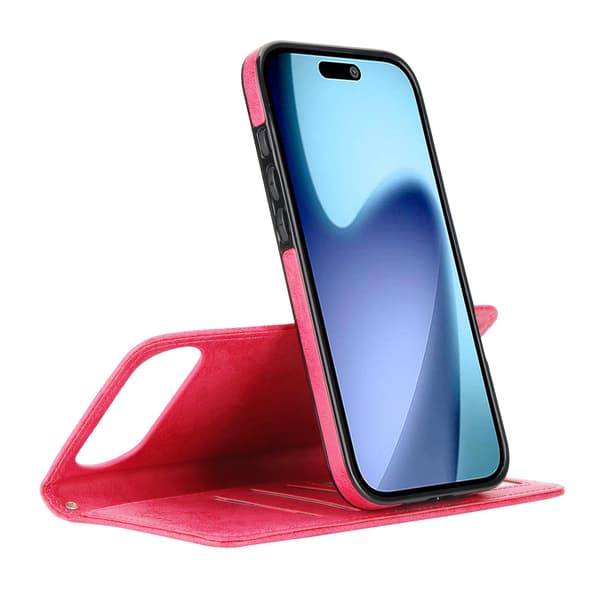 iPhone 17 Air Plånboksfodral  Magnet & Kortfack Svart