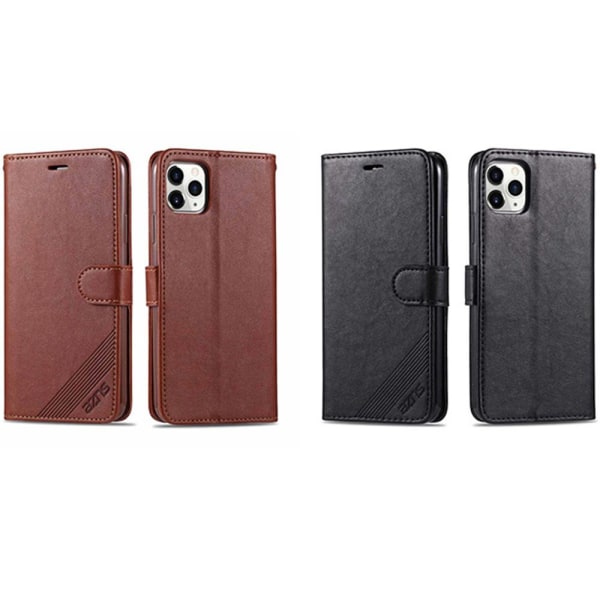 iPhone 11 - Praktiskt Yazunshi Plånboksfodral Rosaröd
