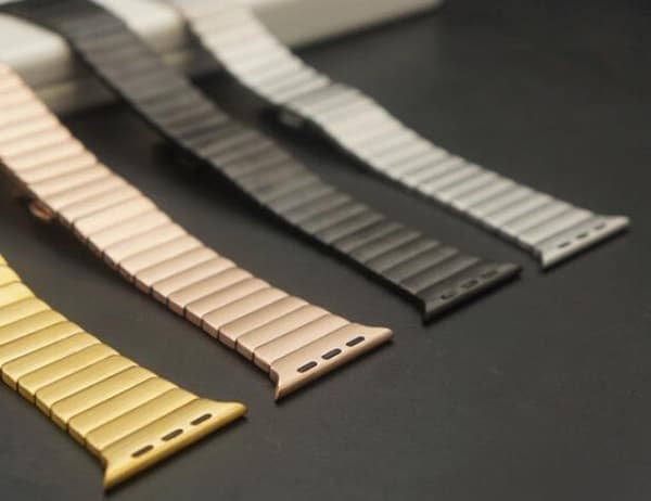 Apple Watch 38mm - Stilren stållänk i rostfritt stål Guld