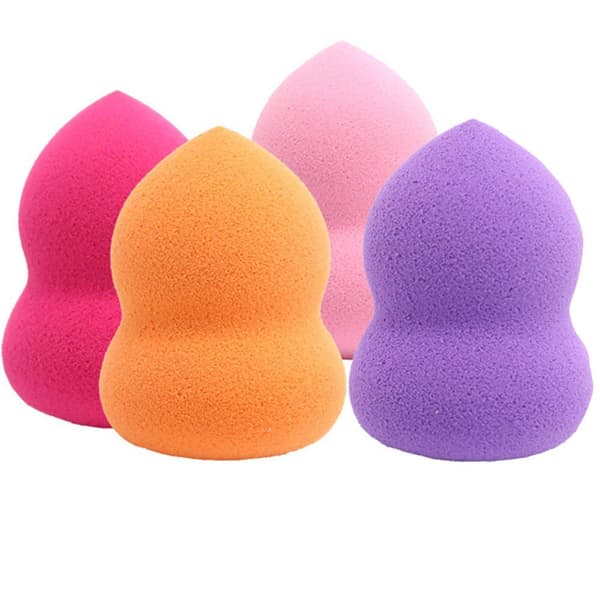 4 delar Kosmetiska Puffar Makeup Skönhetsblandning Foundation Gourd