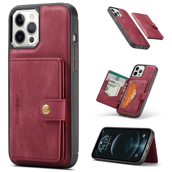 iPhone 12 Pro Max - Cover med kortrum Brun