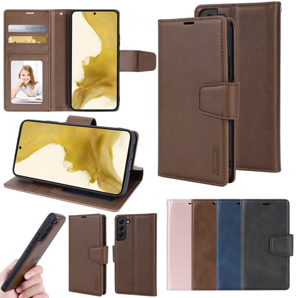 Samsung Galaxy S22 Plus - HANMAN lommebokdeksel Svart
