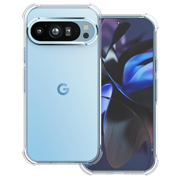 Google Pixel 9 - Slittåligt Elegant Silikonskal med Airbagfunktion