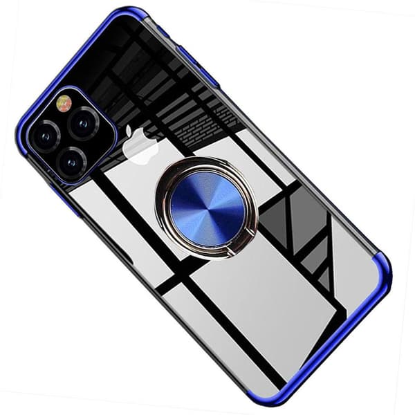 iPhone 11 Pro Max - Stilfuldt beskyttelsescover med ringholder Röd