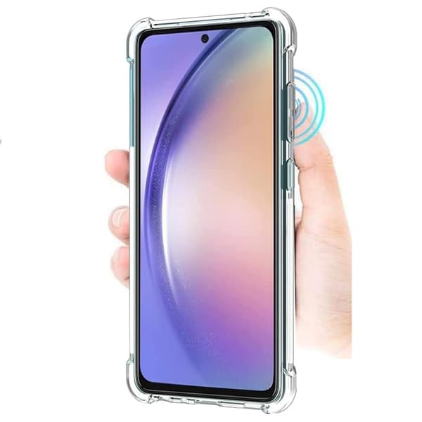 Samsung Galaxy S25 FE Skyddande Silikonskal  perfekt passform Transparent
