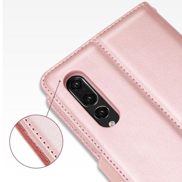 Stilrent Plånboksfodral (HANMAN) - Huawei P30 Mörkblå