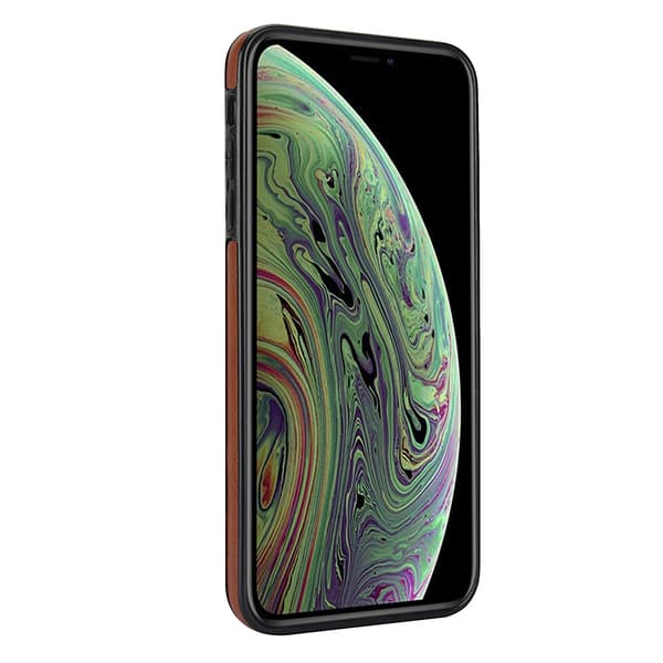 iPhone XR - Elegant Skal med Kortfack från Leman Blå
