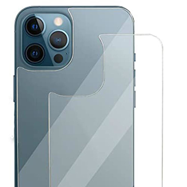 iPhone 12 Pro Max Skærmbeskytter 9H 0,3mm Bagside Transparent