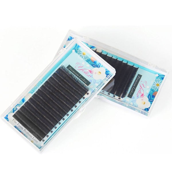 12-Pack Eleganta Silkes Lösögonfransar D0.05 10mm