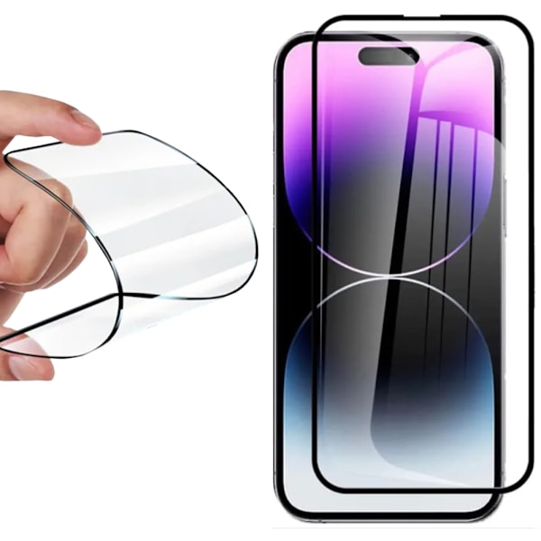 3-Pack Keramiskt Skärmskydd HD 0,3mm för iPhone 15 Transparent