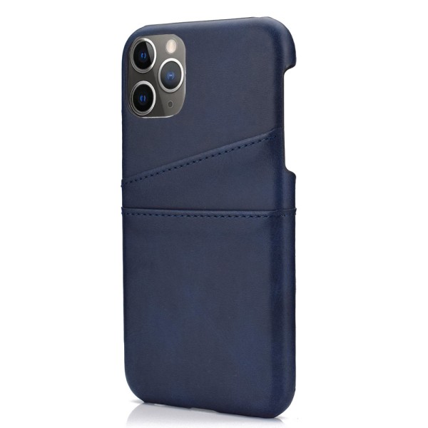 iPhone 13 Pro - Skyddsskal med Korthållare Mörkblå