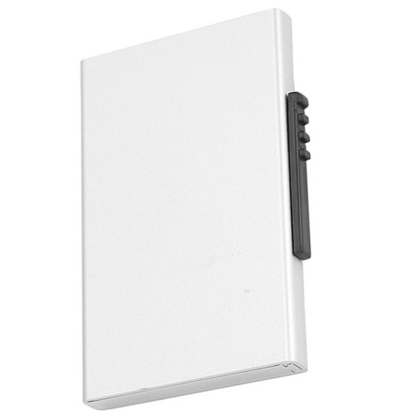 Skyddande Korthållare (Leman) i Aluminium RFID Skydd Silver Silver