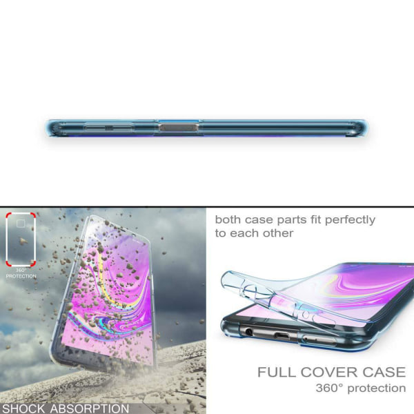Samsung A50 | 360° TPU silikonetui | Omfattende beskyttelse Blå