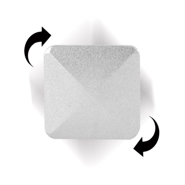 Anti-Stress Flipo Fidget Toy Spinning Flipping Silver Hexagon