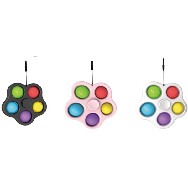 Blomma Fidget Toy / Fidget Leksak / Simple Dimple Pop It Rosa