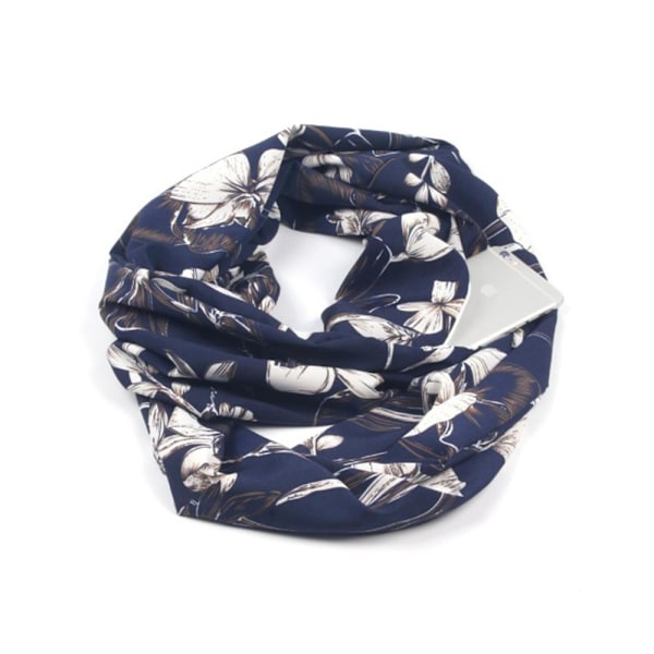 Bekväm Tunn Ringhalsduk Khaki Leopard