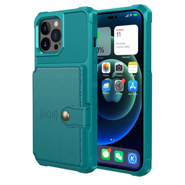iPhone 14 Pro Max - Kuori korttipidikkeellä Svart