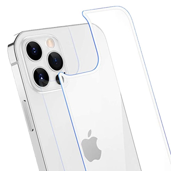 iPhone 12 Pro Max Skjermbeskytter 9H 0,3mm Bakside Transparent