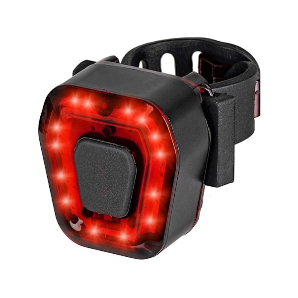 14 LED Cykellampa - Säkrare färd i mörkret!