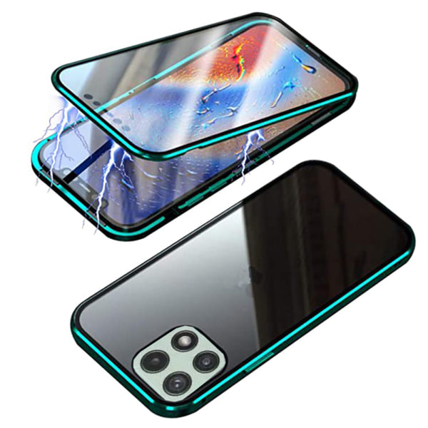 Samsung Galaxy A22 5G - Praktiskt Dubbelsidigt Magnetiskt Skal Röd