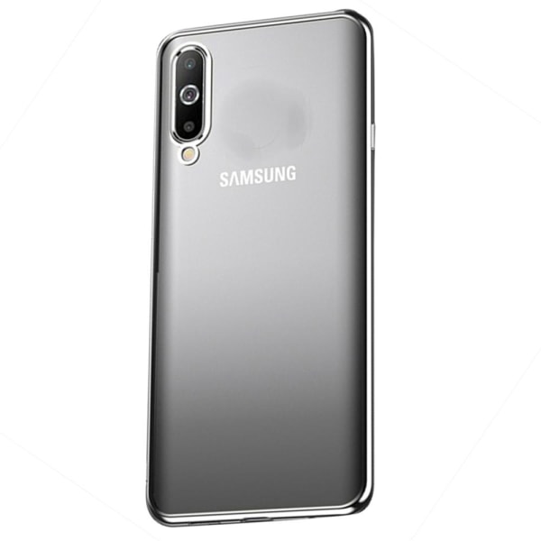 Samsung Galaxy A70 - Silikonskal (FLOVEME) Silver Silver